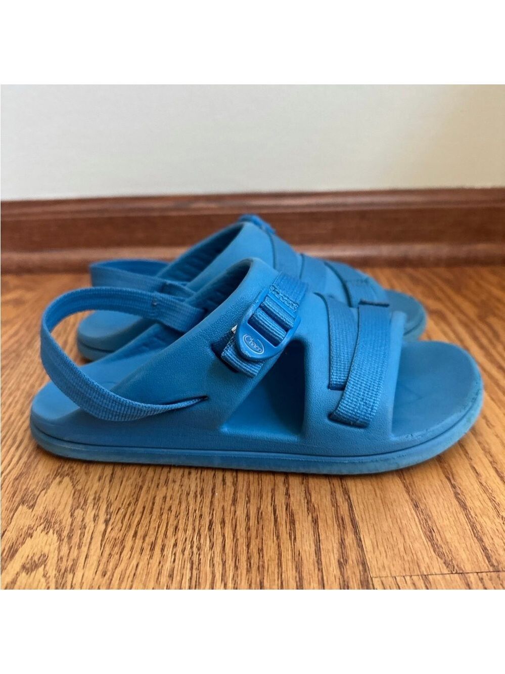 Chaco Chillo Sport Slides Kids Size 4 Blue